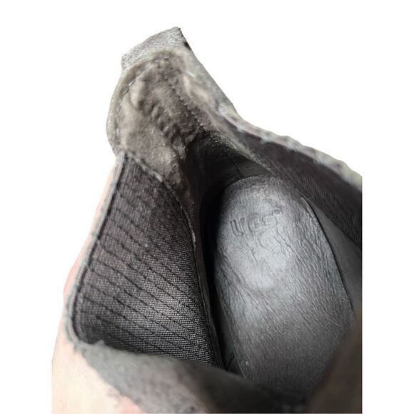 UGG Cobie II Suede Heel Ankle Boots Womens Gray size 11 - Picture 8 of 11